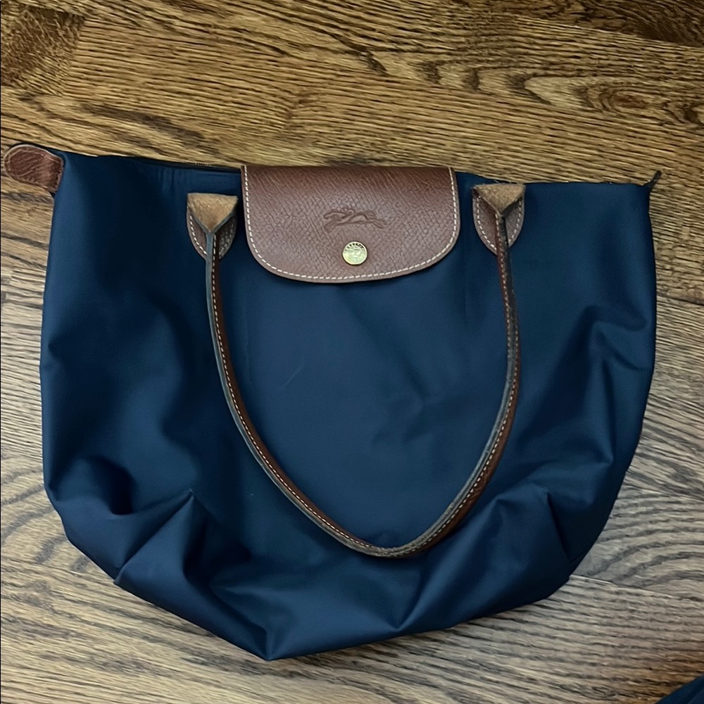 Longchamp Navy Tote Bag
